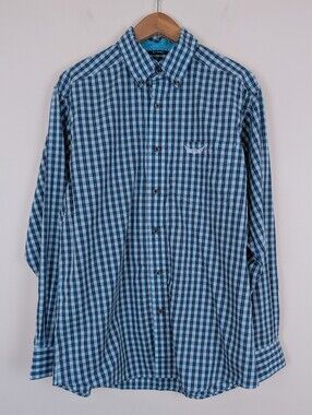 Ariat Relentless Plaid Button Down Flip Cuff Long Sleeve Shirt